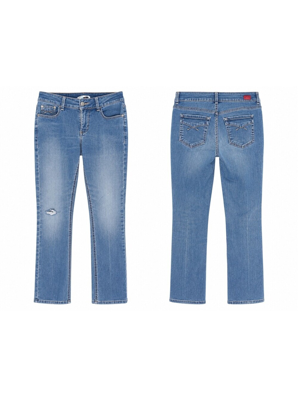 Levis Riders Women's Straight Jeans Distressed Size 6 Fast Shipping